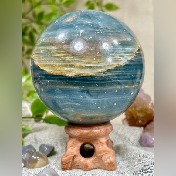 Other - 2460 Blue Onyx Crystal Sphere